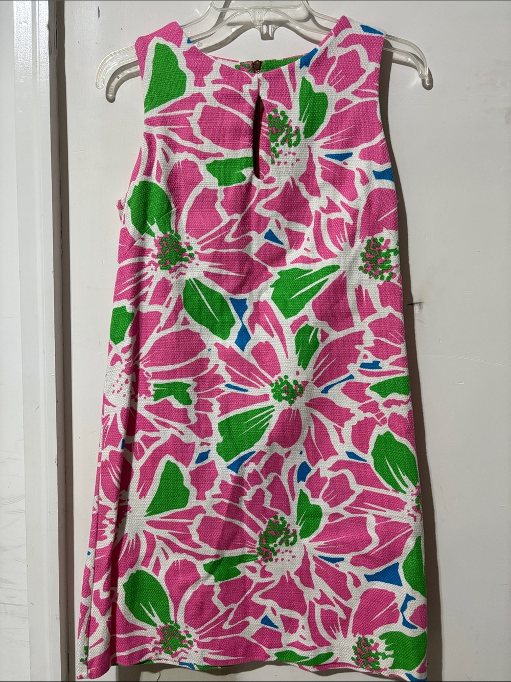 Just...Taylor Pink and Green Floral Shift Dress
